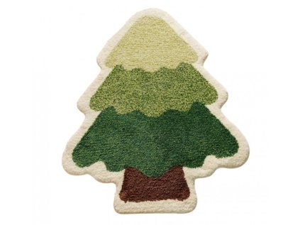 Vánoční kobereček SPRUCE barevný 37x57 cm s protiskluzem