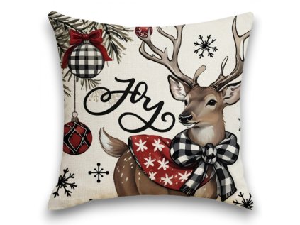 pillowcase 45 x 45 cm christmas motif boho pod244