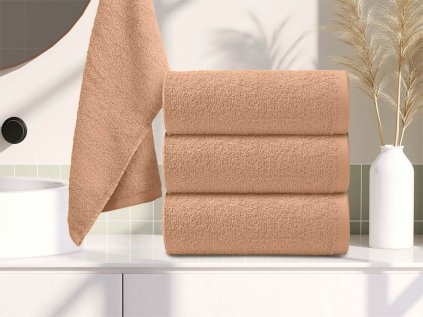 Detský uterák Bella béžový 30x50 cm, 100% bavlna pre citlivú pokožku