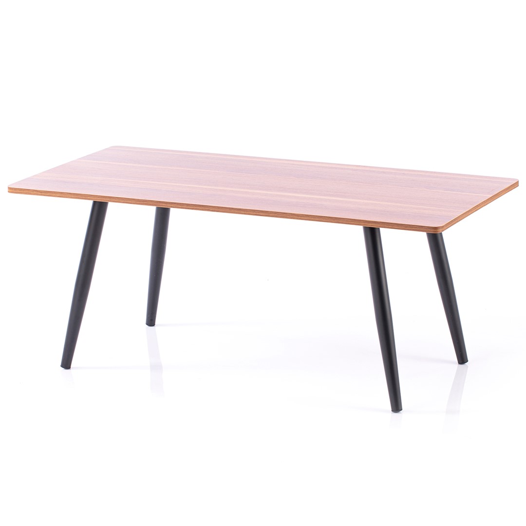 Jedálenský stôl s doskou v dekore orech PYXE 110x55 cm