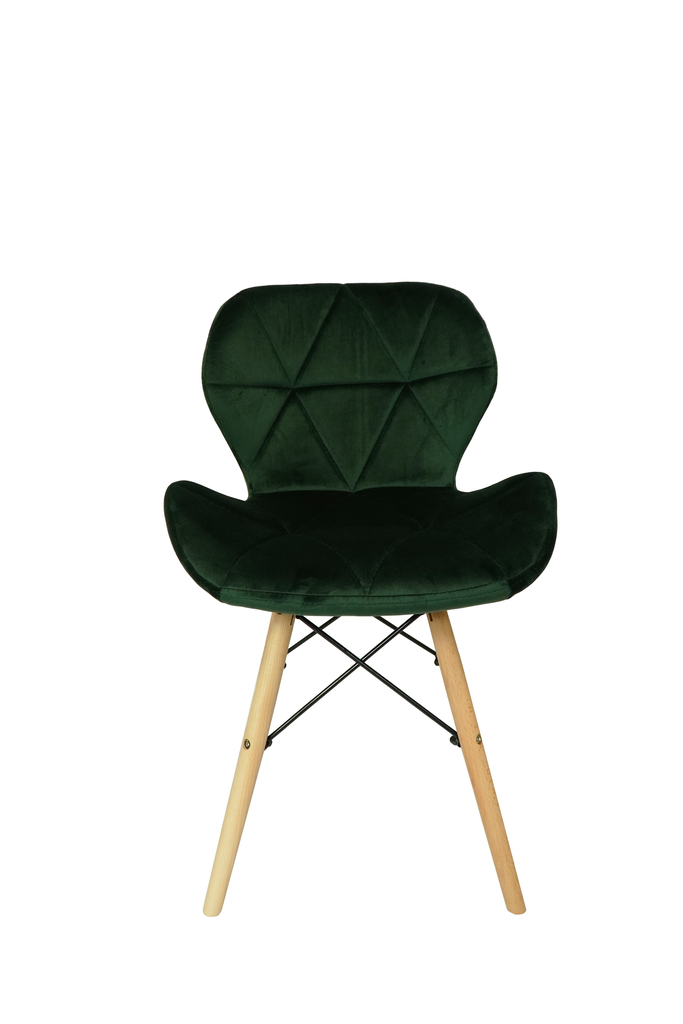 Zelená stolička MATIAS VELVET