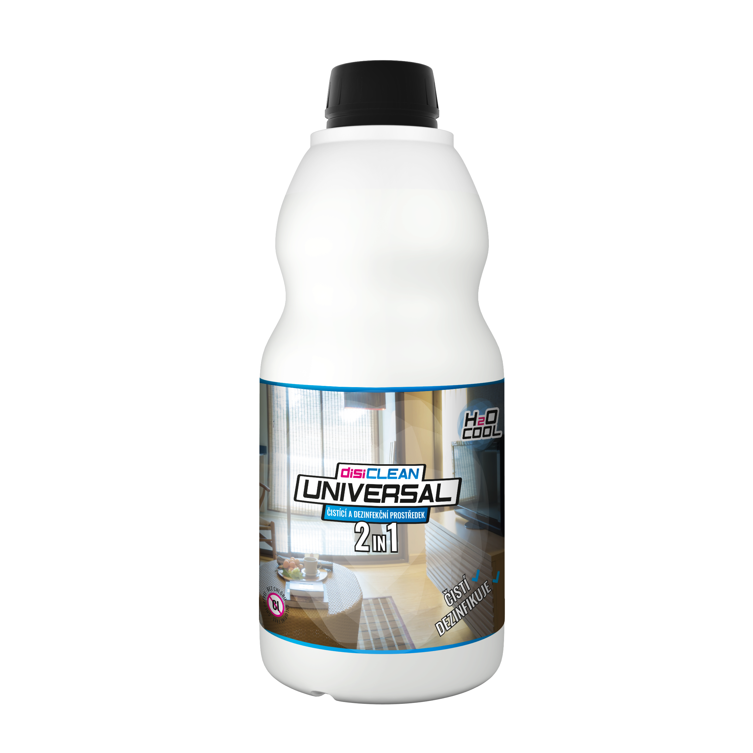 E-shop DisiCLEAN Universal Čistiaci a dezinfekčný prostriedok 2v1 Balenie: 1 l