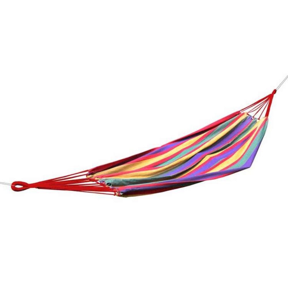 Farebná hojdacia sieť HAMMOCK pre 1 osobu 200x80 cm