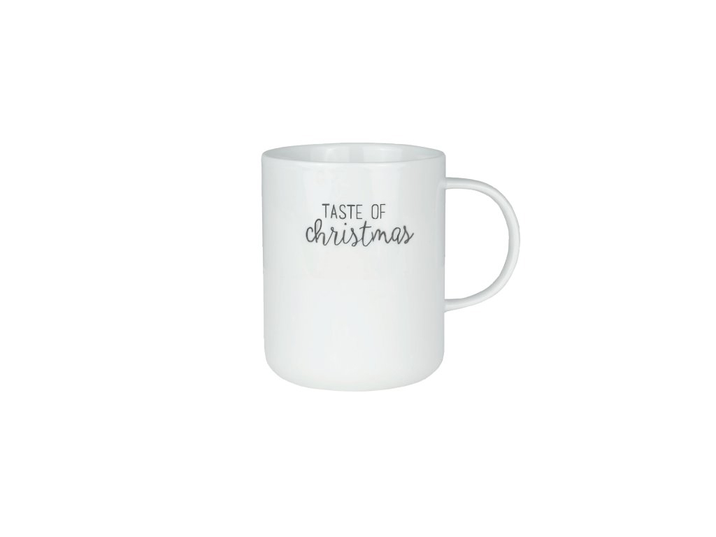 E-shop Räder Biely porcelánový hrnček CHRISTMAS TASTE