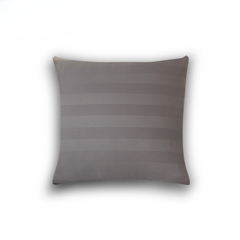 E-shop Obliečka na vankúš z mikrovlákna JASMINE 45x45 cm, svetlo sivá