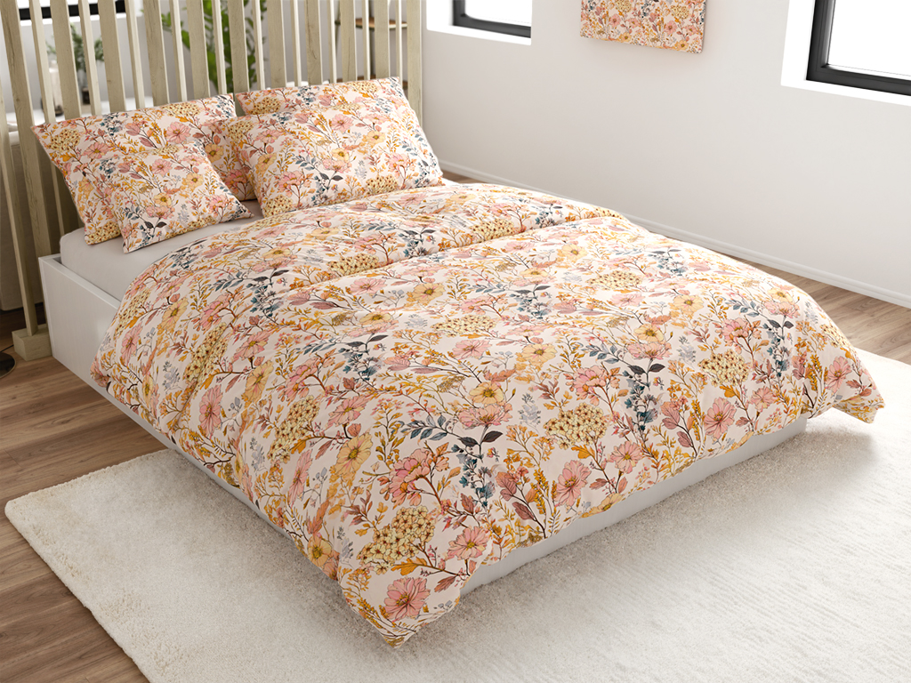 E-shop Bavlnené obliečky BLUMIRA POLY farebné Rozmer obliečky: 2 ks 70 x 90 cm | 200 x 220 cm