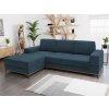 Modrá rohová sedací souprava SPARK (Varianta sedačky Ľavý roh)