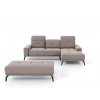 Šedohnědá rohová sedací souprava GALE (Varianta sedačky Ľavý roh)