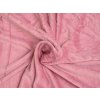 Plachta mikroplyš ružová 180x200 cm