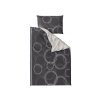 Černé bavlněné povlečení BUBBLES pro elegantní interiér