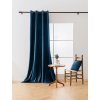 Petrolejový zatemňovací záves VELVET 140x250 cm