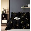 Povlečení z mikrovlákna ZLATÝ SOB černé (Rozmer obliečky 70 x 90 cm | 140 x 200 cm)