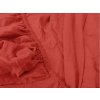 Stylové červené jersey prostěradlo 180 x 200 cm, ideální pro moderní interiér