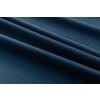 54053 17 2x tmave modry zatemnovaci zaves velvet s kovovymi krouzky 135x250 cm