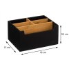 46959 1 cerny organizer s 5 prihradkami natureo