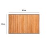 Přírodní bambusový koberec 50x80 cm – hnědý BAMBOO ANTISLIP