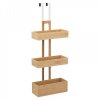 46155 zavesny bambusovy regal na dvere shelf