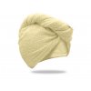 59080 2 rychleschnouci frote turban na vlasy bezovy 100 bavlna
