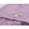 59074 2 rychleschnouci frote turban na vlasy svetle fialovy 100 bavlna
