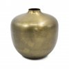 59947 zlata kovova vaza kolony globe 20 cm