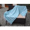 Plážová osuška FARAO 90 x 180 cm, tyrkysová, 70% bavlna | 30% polyester