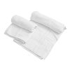 Luxusná osuška BASIC DUAL biela 70x140 cm, 100% bavlna a bordúra
