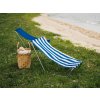 Moderní skládací plážové lehátko SAND s elegantními pruhy