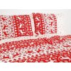 Kvalitní povlečení RED CHRISTMAS červené pro vánoční atmosféru