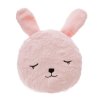 Dětský dekorační polštářek ZAJÍČEK 27cm růžový pro dětský pokoj