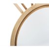 Bambusové dětské zrcadlo LAPLU 24x38 cm, průměr zrcadla 20,5 cm. Ideální pro malé parádnice, které milují styl.