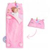 Detský spací vak, vankúš a plyšová hračka 3v1 - JEDNOROŽEC