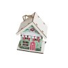 Závesný vianočný domček CHRISTMAS HOUSE drevený - viac variant