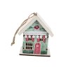 Závesný vianočný domček CHRISTMAS HOUSE drevený - viac variant