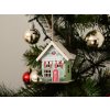 Závesný vianočný domček CHRISTMAS HOUSE drevený - viac variant