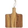 Dřevěné prkénko OILED ACACIA WOOD 25x29 cm pro stylovou přípravu i servírování.