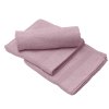 Kvalitný ružový uterák ELEGANZA 50x100 cm zo 100% bavlny s dekoratívnou bordúrou