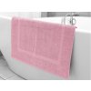 Měkká koupelnová předložka BASIC růžová 45x65 cm z čisté bavlny