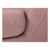 Stylová růžová pohovka AMBER – pohodlné sezení pro tři osoby
