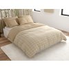 Povlečení z Renforcé bavlny KOSTKA béžové v přírodním stylu