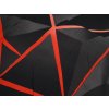 Černo-červené povlečení PENELOPE RED s moderním vzhledem