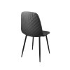 Designová jídelní židle EVA antracitová s odolnými černými nohami