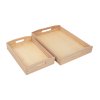 Praktická sada dřevěných podnosů TIMBER TRAYS do každé domácnosti