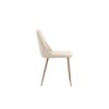 Sametová židle MOCCA v béžové barvě, elegantní a odolná.