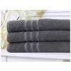 Ručník LINEA antracitový 50x100 cm, 100% bavlna s elegantní bordurou