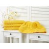 Mäkký uterák LINEA žltý 50x100 cm s bordúrou, 100% bavlna
