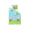 Dětské modré povlečení OVEČKY – pohodlné a veselé sny