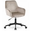 Pohodlné kancelářské křeslo ROXY béžové s nastavitelnou výškou