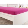 Jersey plachta do detskej postieľky EXCLUSIVE 60x120 cm purpurová