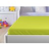 Jersey plachta do detskej postieľky EXCLUSIVE 70x140 cm limetková
