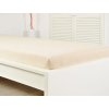 Jersey plachta do detskej postieľky EXCLUSIVE 60x120 cm krémová